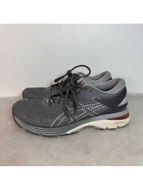 Asics Gel Kayano 25 Womens Sz US 8.5 Carbon Gray Running Athletic Shoes 1012A026